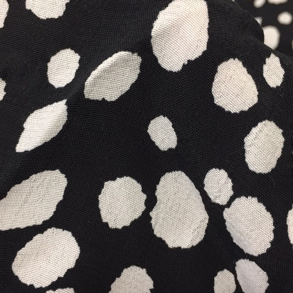 ZARA BLACK & WHITE POLKADOT SPOTTED PRINTED ELASTIC WAIST MIDI DRESS $69.90 - Picture 12 of 13
